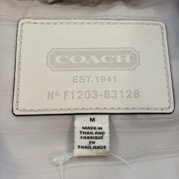 Coach Down Puffer Jacket Women's Legacy Tattersall Winter Coat, 83128, Plaid NEW - Picture 8 of 13